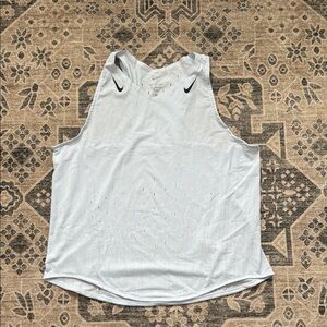 Nike White Athletic Tank Top